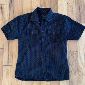 Kenneth Cole | Kids Button Down Shirt | Black/Geometric Print | size 10/12